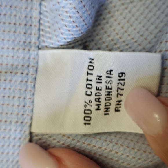 JOSEPH‎ & FEISS DRESS SHIRT. Beautiful shade of blue,  size 15 34/35. No iron. - Picture 10 of 11